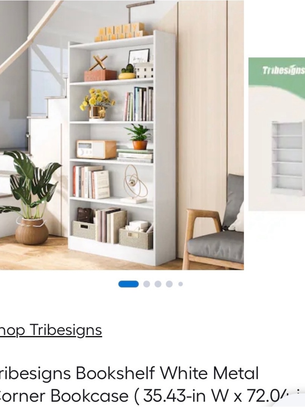White Bookshelf - Modern White Home Wall Shelving
